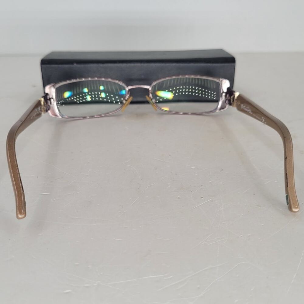 Christian Dior Violet Designer Eyeglasses Chic Italy Luxury Frames minimalist - Picture 6 of 15